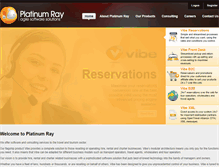 Tablet Screenshot of platinumray.com